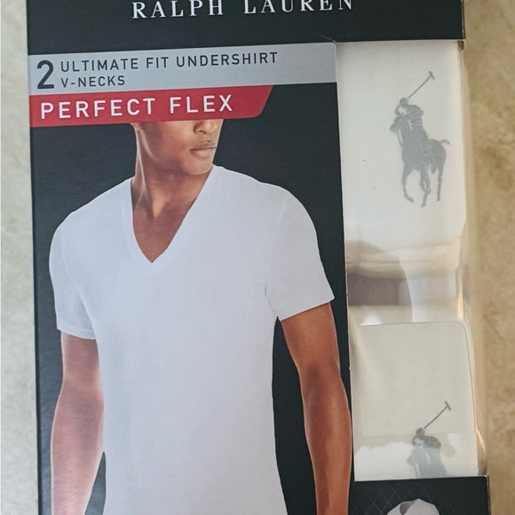 Polo Ralph Lauren Perfect Flex V-Neck Undershirt 2-Pack - Picture 10 of 10